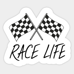 Race life Sticker